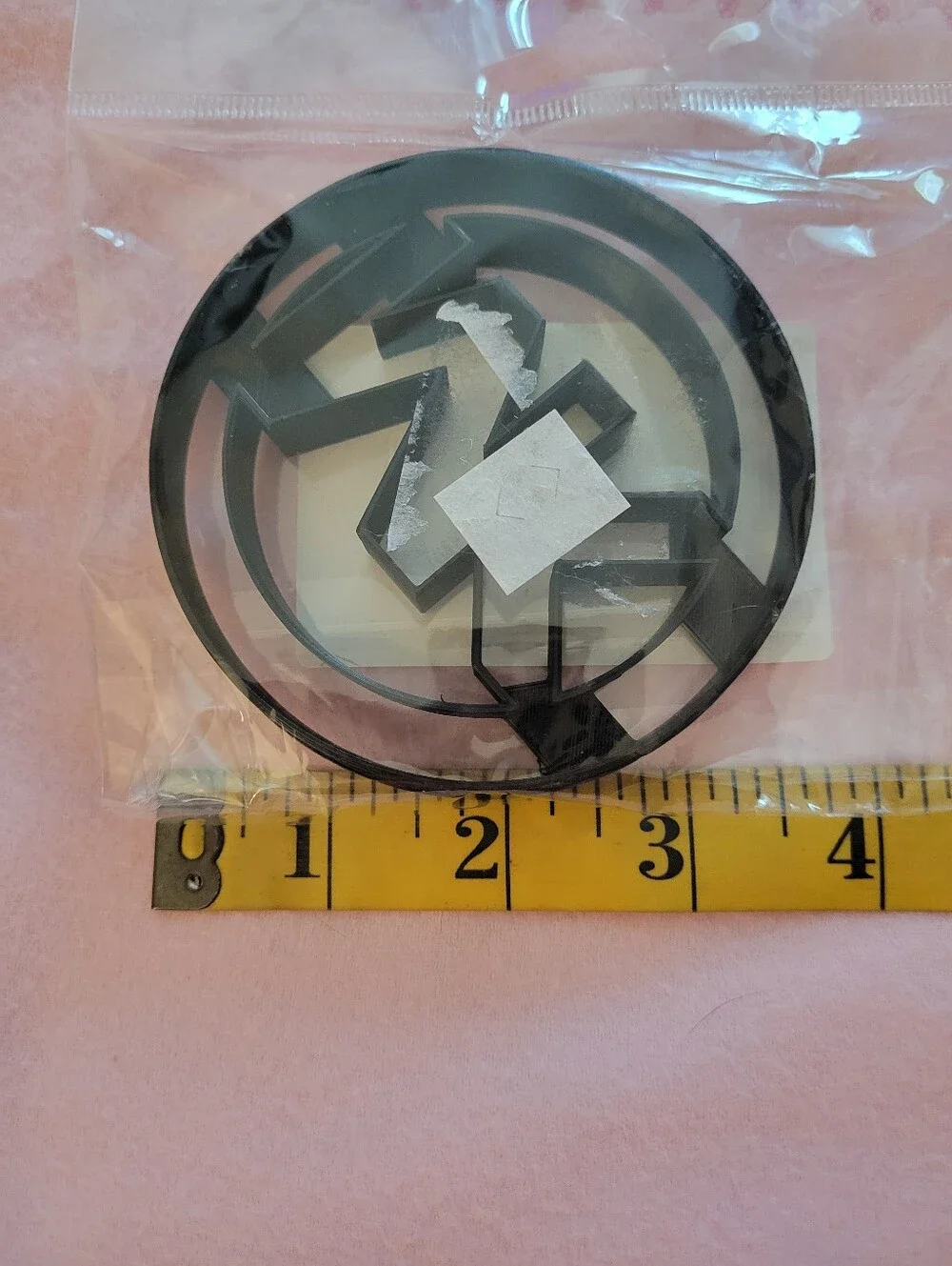 Black Decorative Label Cookie Cutter - Versatile Kitchen Tool